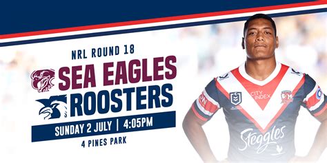 manly sea eagles vs roosters